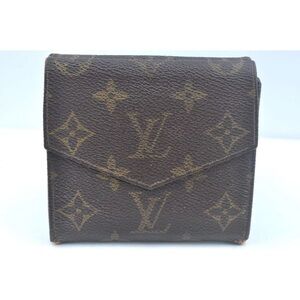Authentic Louis Vuitton Monogram Porte Monnaie Billets Wallet